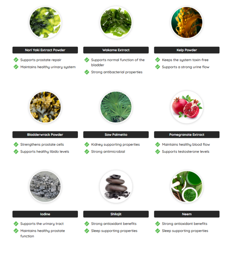 prostadine-ingredients